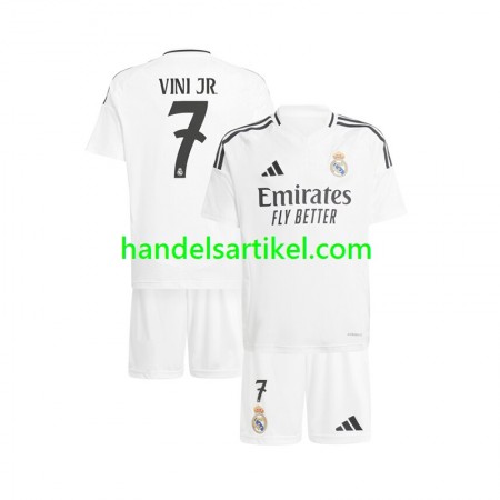 Real Madrid Vinicius Junior 7 Kinder Heim Trikotsatz 2024/25 Kurzarm